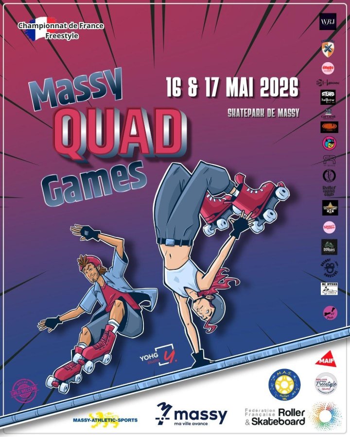 Massy Quad Games 2026, 16 & 17 Mai 2026